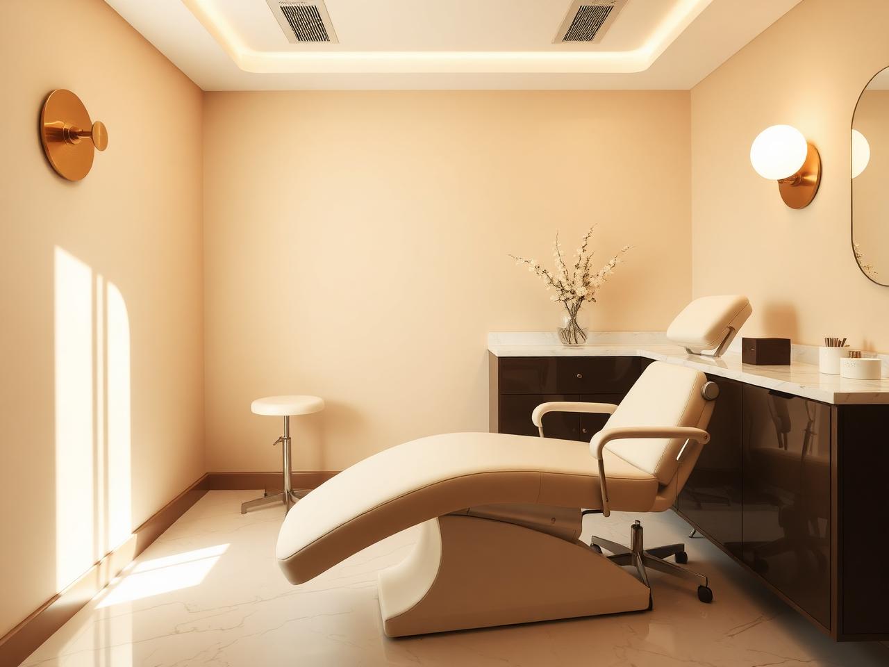 Treatment room at Upkey Aesthetics