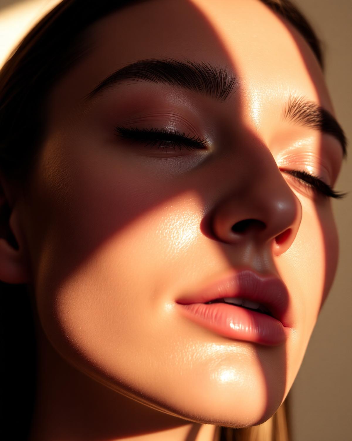 Member with luminous, healthy skin